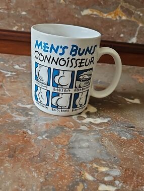 Vintage Men's Buns Connoisseur Coffee Mug By Ganz Korea